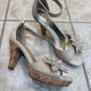 Ivory cork heel